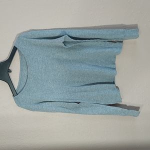 Old Navy long sleeve shirt, size M, color gray/silver.